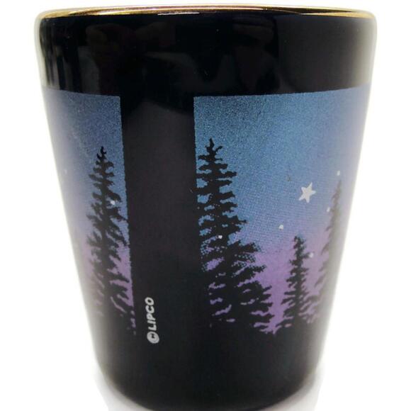 West Virginia Deer Night Scene Shot Glass Man Cave Bar Novelty - Picture 4 of 11